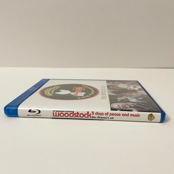 Woodstock Three Days of Peace Music Blu ray 3 Disc Set 40th Anniversary Flaws - Picture 6 of 16